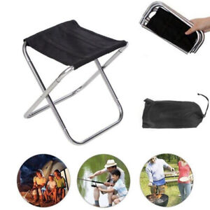 Portable Folding Chair Outdoor Camping Fishing Picnic Beach Firm Stool Seats
