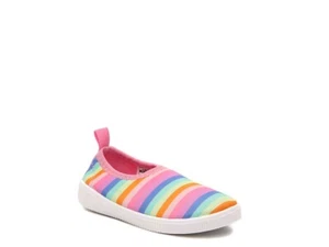 CARTER'S FLOAT14G WATER SHOE - KIDS' GIRLS PINK/ Rainbow Stripes SIZE：7 TODDLER - Picture 1 of 10
