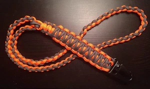 UNO (1) Paracord Lanyard FOB 550 Cord USA Custom Colors! TJPARACORD + HK GANCHO - Imagen 1 de 10