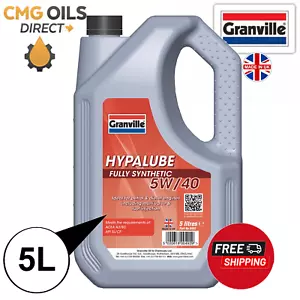 GRANVILLE HYPALUBE 5W40 5W-40 VW502.00/VW505.00 FULLY SYNTHETIC A3/B4 -5L-(0492) - Picture 1 of 1