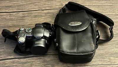Canon PowerShot S3 IS 6.0MP 12X Optical Zoom Digital Point & Shoot Camera & Case - Image 1 of 4