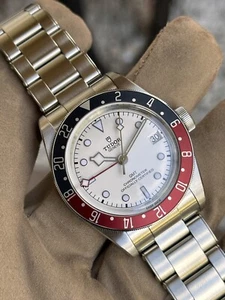 Tudor Black Bay GMT 79830RB Opaline Dial Steel Watch Silver white 2025 - Picture 1 of 9