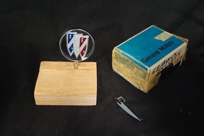 Nuevo de Lote Antiguo GM 1965 BUICK SKYLARK GS CAPUCHA ADORNO EMBLEMA GS  Foto 1 de 4