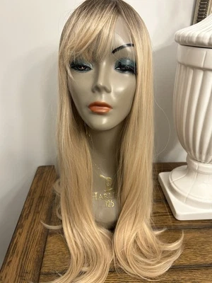 Длинный светлый омбре парик с челкой синтетические волосы парики повседневная посуда. - Изображение 1 из 4