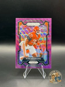 2024 Panini Prizm Draft Picks - Ruke Orhorhoro #148 Purple Wave Prizm (RC) - Picture 1 of 2