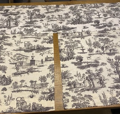 JC Penney домашний туалет кремовый и черный балдахин и панели род карман французский граф - Изображение 1 из 4