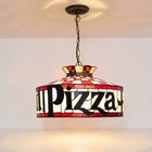 Vintage Pizza Hut Lamp -- Full-Size 18" Tiffany Style Light w/Chain -- NEW