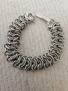 Pulsera de vértebras de acero inoxidable rara - Imagen 1 de 4