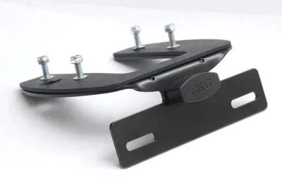 SOPORTE DE PLACA DE MATRICULA R&G PARA KAWASAKI ZX10-R NINJA 2006 > 2007 NEGRO Foto 1 de 2