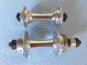 Shimano Dura-Ace Freilauf Nabenpaar 32 Loch gebraucht ohne Spieße 126mm ziemlich schön! - Bild 1 von 15