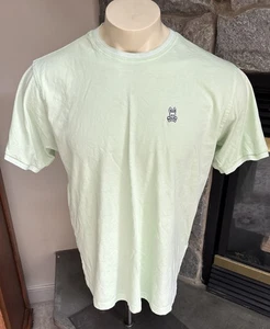 Psycho Bunny XL grün PimaCotton gesticktes Logo Kurzarm mit geripptem Akzent - Bild 1 von 12