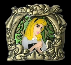 Disney WDI - Buntglas Prinzessin Serie - Dornröschen Aurora LE300 Pin - Bild 1 von 2