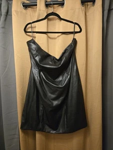 Neu 2x Avec Les Filles Kunstleder Schlauchkleid - Bild 1 von 5