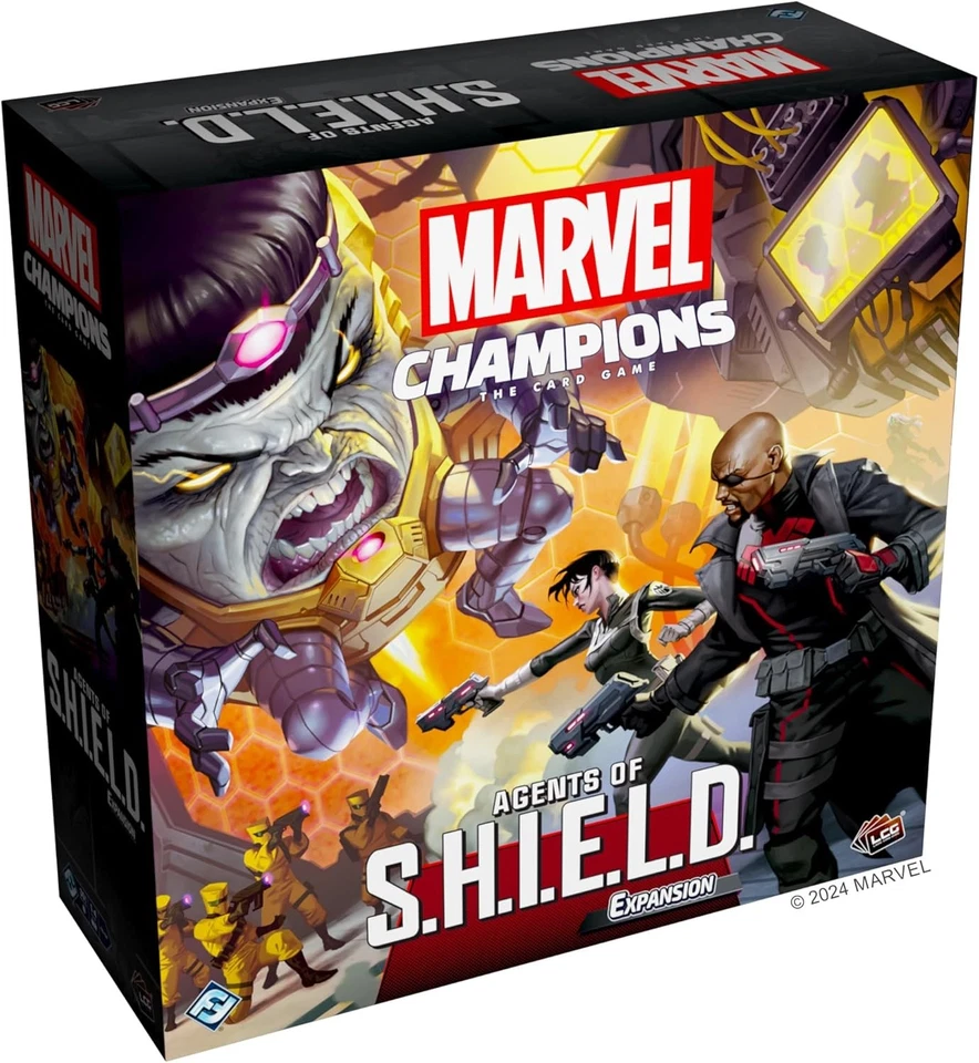 FANTASY FLIGHT GAMES Marvel Champions LCG: Agents of S.H.I.E.L.D Expansion Board Game New