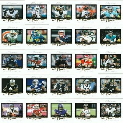 2021 PANINI SCORE THE FRANCHISE NFL #1 - 32 SINGLES - YOU PICK 1/1966 IN STOCK - Image 1 of 2