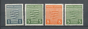 Provinz Sachsen   73, 75 en 77 Xy + 75 Yy ongebruikt - Imagen 1 de 2