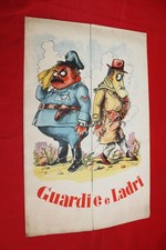 BROCHURE GUARDIE E LADRI TOTO' FABRIZI NEOREALISMO LOCANDINA CINEMA