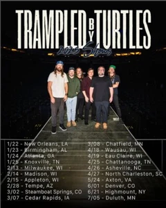 Poster Trampled by Turtles Band Tour 2025 Poster, gift for fans - Picture 1 of 8
