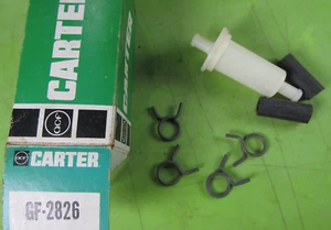 Carter Gf-2826 Gas Filter Carburetor Type GF2826 with Clamps & Lines NOS OEM - Picture 1 of 3