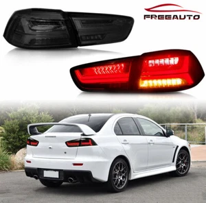 2PCS Rear Smoked LED Tail lights For 2008-2017 Mitsubishi Lancer ES DE GTS 2.4L - Picture 1 of 8