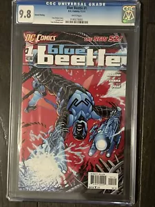 Blue Beetle #1 / Seconda stampa / DC Comics / The New 52 / CGC 9,8 - Foto 1 di 3