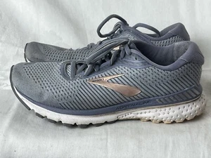 Brooks Adrenaline GTS 20 Womens Running Sneakers Grey White 1202961D073 Size 9D - Picture 1 of 9