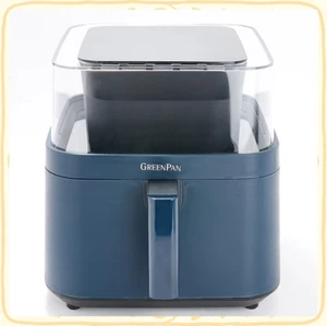 GreenPan 7Qt Ceramic Nonstick 360 Clear View Air Fryer - Picture 1 of 7