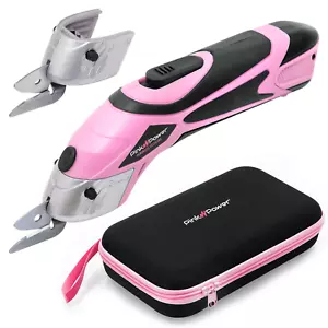 Cordless Electric Fabric Scissors-Heavy-Duty Cutter for Crafts, Sewing & More - Picture 1 of 8