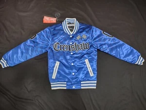 Giacca Bomber Headgear Classics Crenshaw Nipsey Hustle Boogie Raso Small Nuova con etichette - Foto 1 di 21