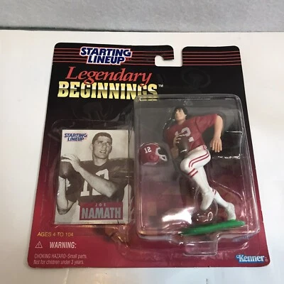1998 Kenner Starting Lineup *Joe Namath/Alabama* Legendary Beginnings Figurine - Image 1 of 4