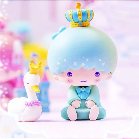 Miniso x Sanrio Figurines Dream Series Twin Stars Kiki & Swan NEW & SEALED Cover