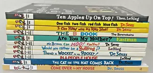 Dr Seuss book lot of 11 Hardcover Books kids bright & early and beginner books - Picture 1 of 6