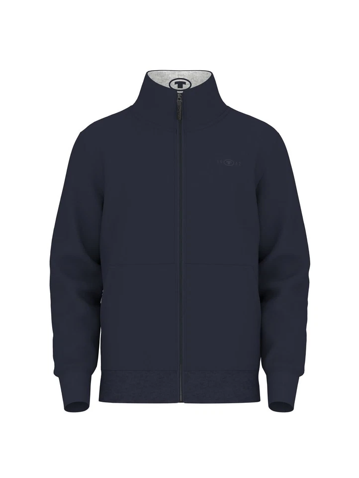 TOM TAILOR Veste de Sweat Homme Imprimé Dressé - Ajustement Régulier S M L XL - Photo 1/1