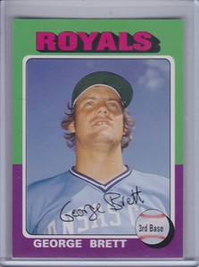 GEORGE BRETT 2006 Topps Rookie of the Week #12 (C4574)