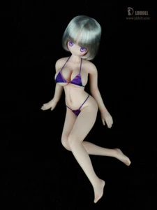LDDOLL 1/6 22XL pelle rosa morbida ragazza silicone 22 cm figura corpo adatto testa OB CG - Foto 1 di 6