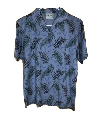 Bobby Jones Mujer Ropa Activa Polo Golf Manga Corta Azul Algodón Estampado Grande Foto 1 de 4