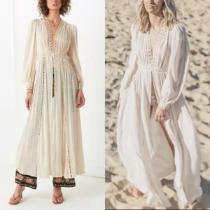 Spell & The Gypsy Collective La Gauze Maxi Duster Cover Up - Picture 1 of 9