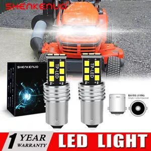 2 6000K LED light bulbs for Kubota G2160 G2460 T1460 T1560 T2090 headlights 12v - Picture 1 of 12