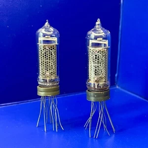 IN-19B nixie tubes 2pcs IN19 ИН-19Б"S, F, H, V, T, A, Ω, Hz" SYMBOL neon NEW NOS - Picture 1 of 7