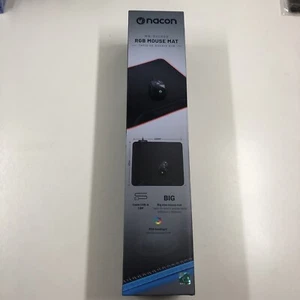 NEUF NEW tapis de souris gaming rétro éclairé PC NACON grande taille 450*400mm - Photo 1/3