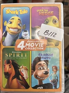 DreamWorks 4 Movie: Shark Tale / Over The Hedge / Spirit / Flushed Away - Picture 1 of 5