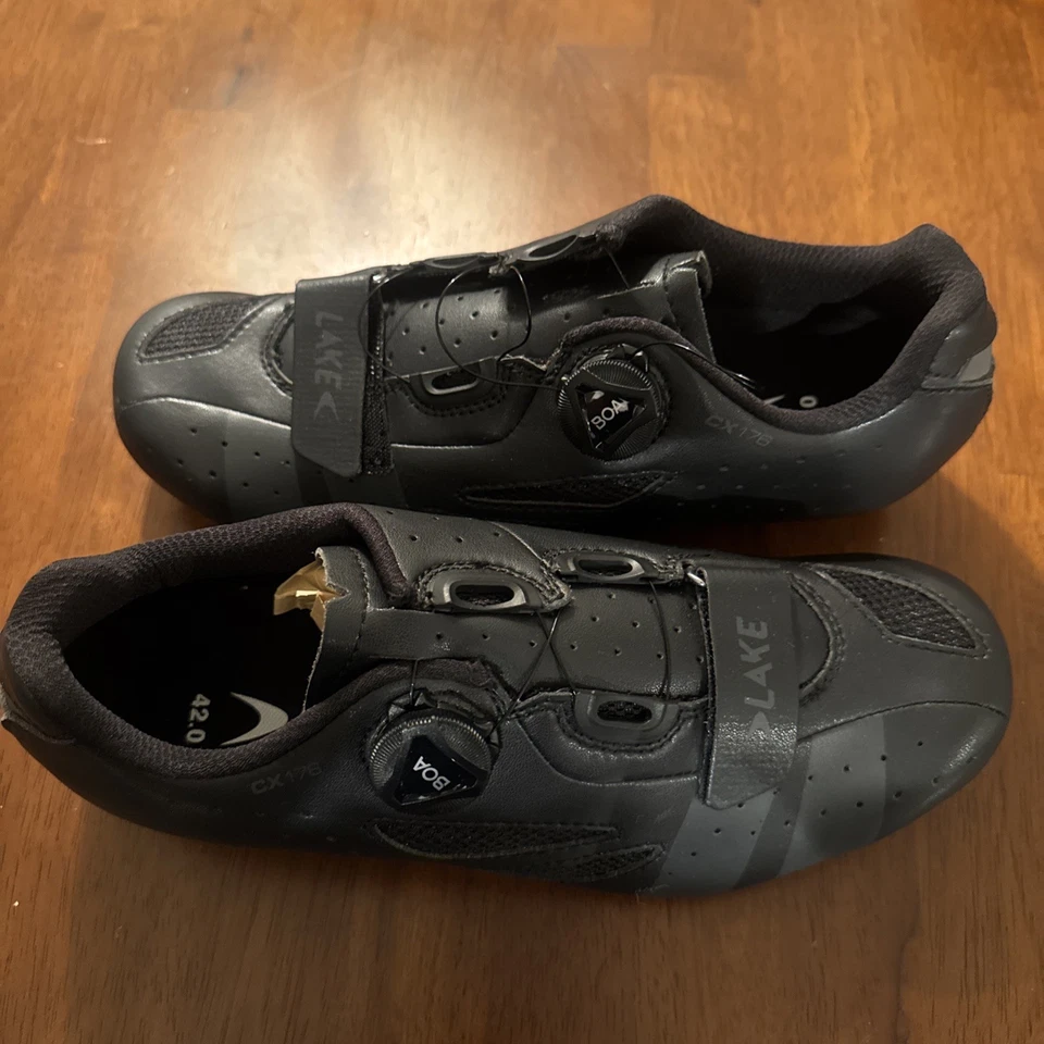 Lake Cycling CX 176 42/9.5 Zapatos de Ciclismo para Hombres Bicicleta de Carretera - Nuevos con Caja  Foto 1 de 4