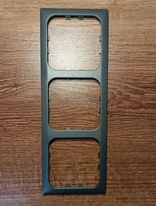 CBE C-Line 3 Gang 3 Way Dark Grey Faceplate PO293 Caravan Motorhome - Picture 1 of 4