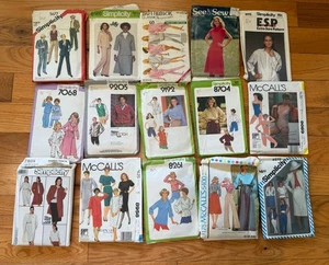 Paket 15 Vintage McCall Simplicity + Kleidungsmuster Größen 16-22 + - Bild 1 von 11
