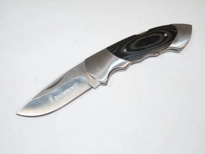 Browning Morgan Utah Clip Point Lockback 440C Stainless Folding Pocket Knife - Image 1 of 4