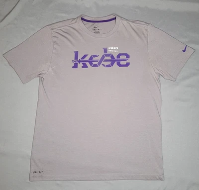Nike Shirt Mens Large Gray Purple Dri-FIT KB24 Kobe Bryant Mamba NBA Basketball - Image 1 of 4