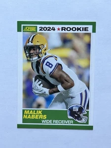 2024 Score - 35th Anniversary Rookie Malik Nabers #5 (RC) - Picture 1 of 2