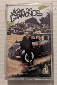 BRAND NEW Pep Love "Acres Of Diamonds" Cassette Tape +  "Rigmarole" Promo Poster - Picture 1 of 3