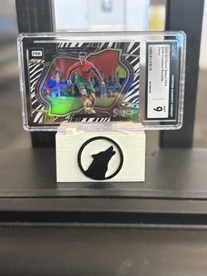 2022-23 Panini Select FIFA Cristiano Ronaldo Zebra Prizm 25/25 #238 CGC 9 🇵🇹 - Image 1 of 4