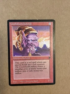 Vintage 1994 Magic the Gathering Crookshank Kobolds MTG Legends Free Shipping - Picture 1 of 4